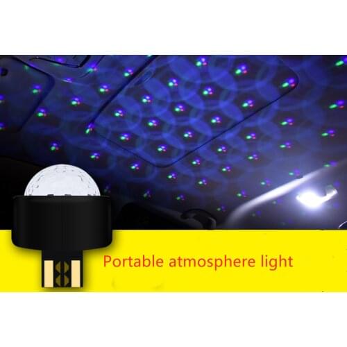 Mini DISCO Projector Rotating Night Lights for Kids Adults Bedroom Gift Music Starry Sky Lamps LED Star Light