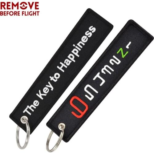 Fashion Key Holder 6 5 4 3 2 N 1 Launch Keychain for Motorcycles Cars Stalls Tag Cool Embroidery Happiness Key Fobs OEM Keychain