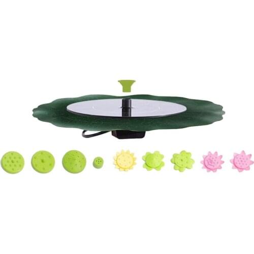 Solar Fountain Pump,Water Fountain Pump With10 Nozzles, Floating Water Fountain,Garden Patio Lawn Pond Decoration