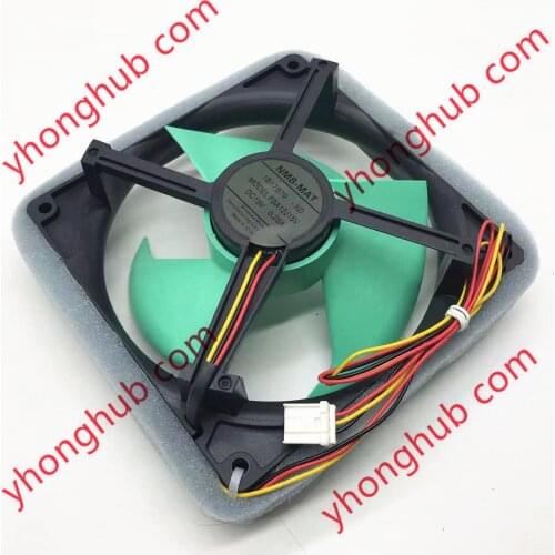 NMB-MAT FBA12J15V 1B17B79 Refrigerator Fan DC 15V 0.28A 125x125mm 3-wire