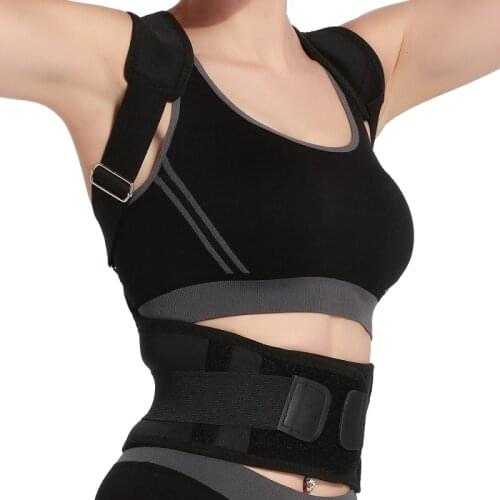Back Support Belt Orthopedic Posture Corset Back Brace Support Men Back Straightener Round Shoulder Mens Posture Corrector
