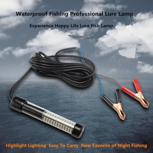 12V 180LED 25W Underwater Fishing Light Lure Bait Night Fishing Finder Lamp Light shads fishing LED boat fishing Deep Drop Light