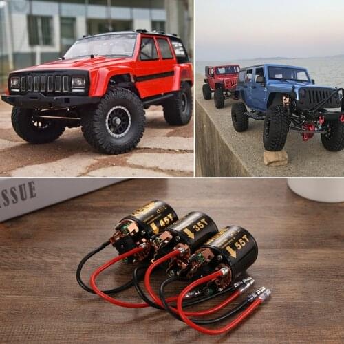 RC Car 540 Brushed Motor Durable Power Engine 35T 45T 55T for 1/10 RC Crawler Hsp Hpi Traxxas Off-Road Buggy Car/Racing Car Acce