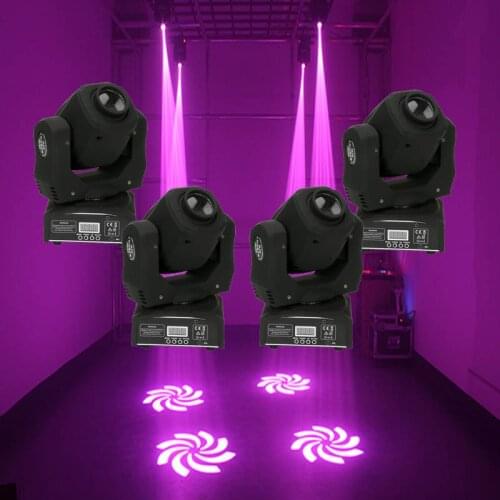 4 Pcs HOT Design 60W mini led spot moving head light 60W gobo moving heads lights super bright LED DJ Stage Lighting