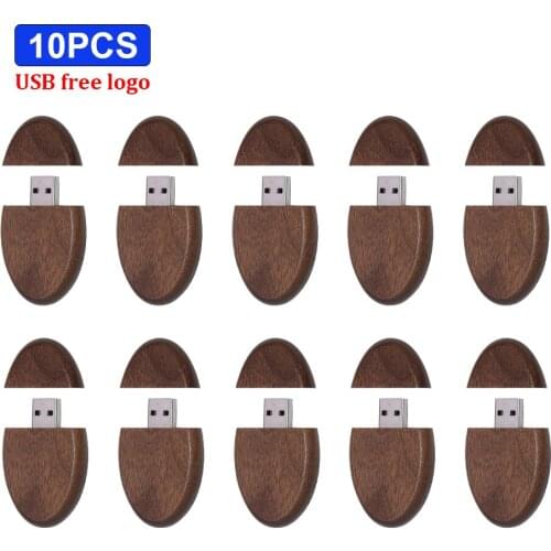Super quality 10pcs free logo USB 2.0 Flash Drive 4gb 8gb 16gb pendrive 32GB 64Gb 128Gb Pen drive wooden flash disk usb stick