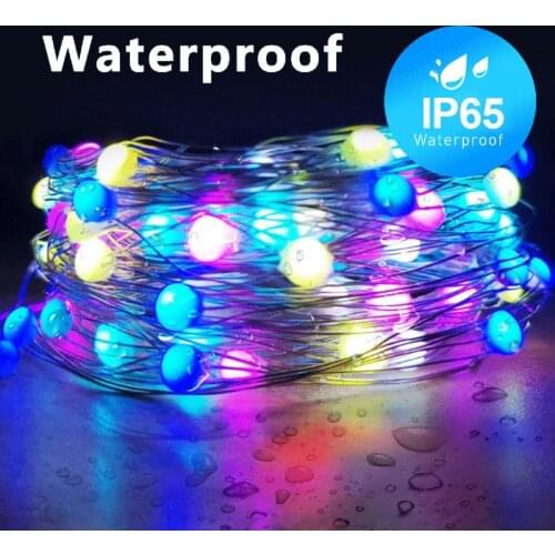 Led Small Lantern Music Rhythm Remote Control RGB Color-changing Lamp Decoration Lamp With 40-key Remote Control / 10 Meters