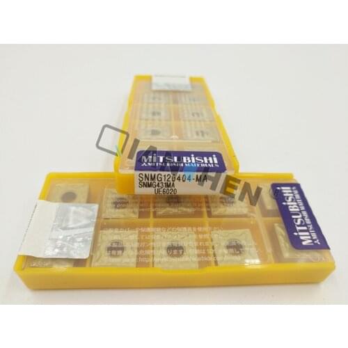 Mitsubishi 10pcs/lot SNMG120404 08 MA UE6020 Internal Turning Tool Hard Alloy