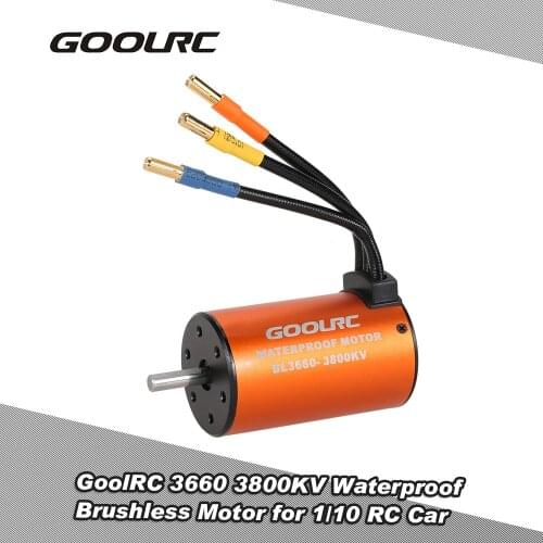 High Quality GoolRC 3660 92A 3800KV Waterproof Brushless Motor for 1/10 RC Truck Crawler