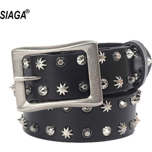 Unisex Personalized Customization Cowhide Leather Belts for Women & Men Western Cowboy Style Accessories 3.8cm Width SA035