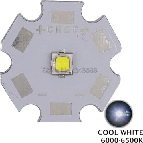 10pcs Cree Single-die XP-G2 XPG2 Cool White 6000-6500K 5W High Power LED Emitter Diode on 8mm / 12mm / 14mm / 16mm / 20mm PCB