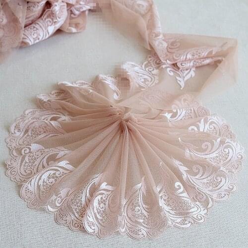 2Yards Exquisite Embroidered Flower Lace Trim High Quality Lace Fabric DIY Craft&Sewing Dress Clothing Accessories