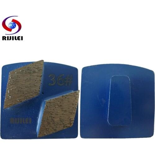 RIJILEI 30 PCS Redi-Lock Diamond Grinding Disc Scraper For Strong Magnetic Grinding Shoes Plate of Concrete Floor Grinder L30
