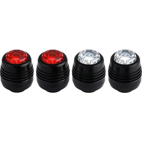 4Pcs Skateboard LED Lights Night Warning Safety Lights Electric Skateboard Lights for 4 Wheels Skateboard Longboard
