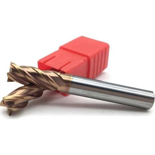 5pcs HRC60 12mm 75L 4Flute D12X30XD12X75L Flat End Mill Solid Carbide Spiral Straight Shank Endmill for Wood CNC Cutter