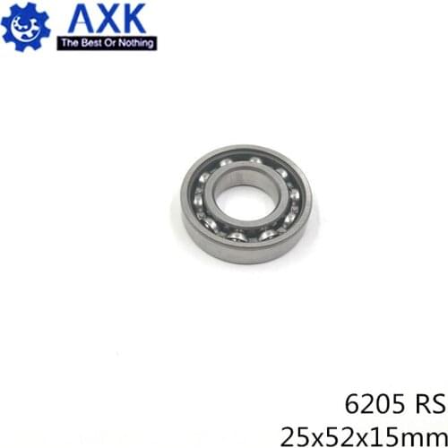 6205 Bearing 25*52*15 mm ABEC-3 P6 ( 2 PCS ) For Motorcycles Engine Crankshaft 6205 OPEN Ball Bearings Without Grease