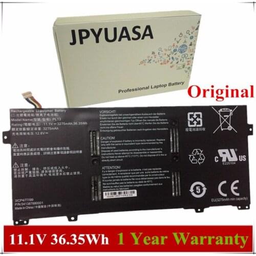 7XINbox 11.1V 3275mAh 36.35Wh Original PL13 Laptop Battery For Getac 3ICP4/77/99 541387880001
