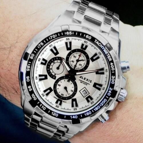 Alexis Mens Silver Watch