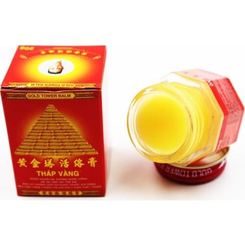 New 2019 Pain Cream Vietnam Gold Tower Balm 20g Relieving Itching Muscle Joints Rheumatism Detumescence Ointment Active Cream