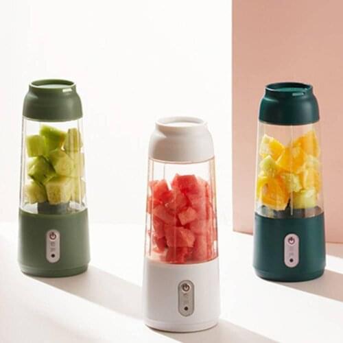 Portable Juicers Electric Blender Mixer Fruit Smoothie Blender USB Rechargeable Food Processor Maker Juice Extractor