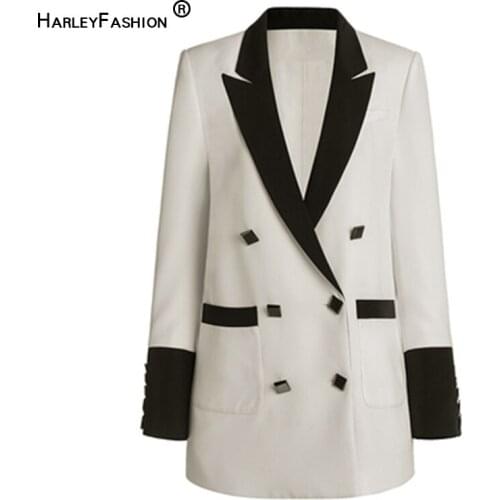 Женские белые куртки HARLEYFASHION China At AliExpress