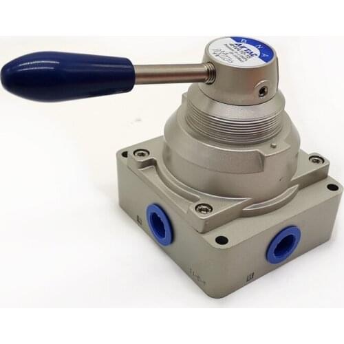 AirTAC Hand Level Valve 4HV410-15 4/3 Way Hand Control Valve 1/2'' Port Size
