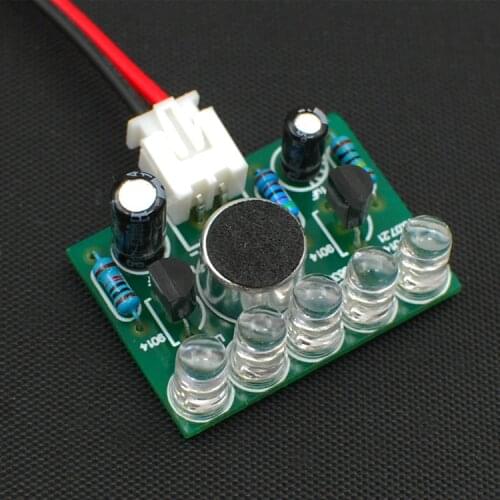 3V-5.5V Voice Activated Control Lamp LED Melody Light Module DIY Electronic Funny Kit Production Suite Learning PCB Laboratory