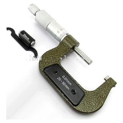 Mechanical Outside micrometer,micrometer calipers 25-50MM Screw micrometer