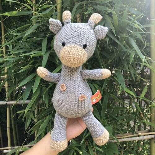35cm Kawaii Plush woolen Giraffe Stuffed Animal Cartoon Doll Soft Plush Toy Outdoor Game Funny for Kid Baby Birthday Gift Toy