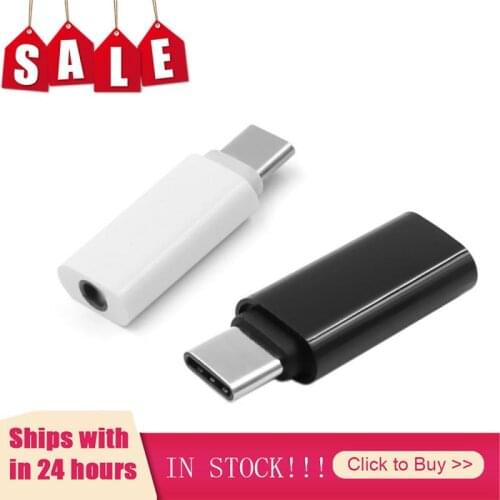 Mini Type C to Audio USB C USB 3.1 to 3.5mm AUX Jack Portable Earphone Adapter for Xiaomi 8 for Huawei LeTV 2 Nut pro