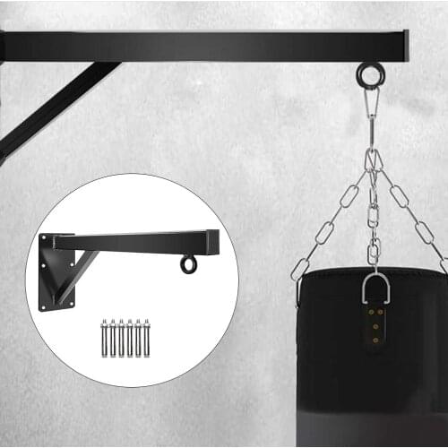 Heavy Punching Bag Wall Mount Hanger - Heavy Duty Boxing Bag Mounting Bracket for Home Gym Fitness Training