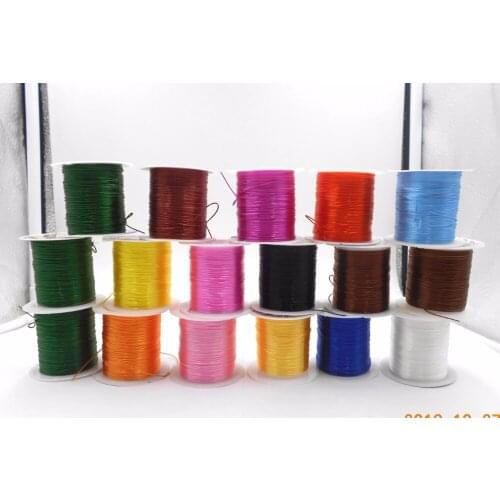 10M/Roll Colorful Stretchy Elastic Rope Cord Crystal String For Jewelry Making Beading Bracelet Wire Fishing Thread Rope