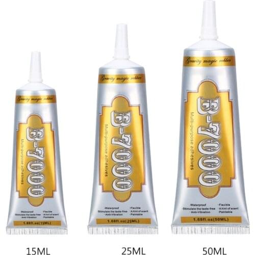 New B7000 50ml Mobile Phone Screen Super Glue Adhesive Telephone Glass Glue Repair Point Diamond Jewelry DIY Glue