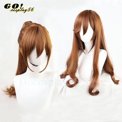 Horimiya Kyouko Hori Cosplay Wig Hori-san and Miyamura-kun Brown 70cm Long Curly Synthetic Hair Role Play
