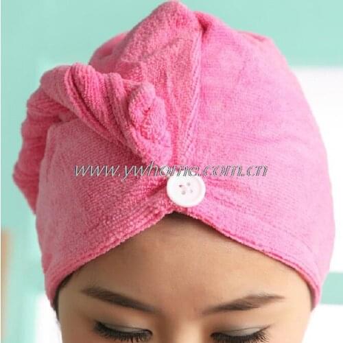Bathroom kitchen towel magic dry hair cap wrapped head dry towel