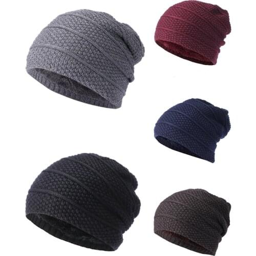Connectyle Mens Women Winter Warm Hat Oversized Baggy Slouchy Knit Beanie Soft Skull Ski Cap with Lining Fleece