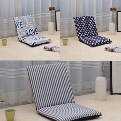 Lazy Sofa Foldable Floor Chair Adjustable Relaxing Seat Cushion Lounger Single-person Folding Bed Small Sofa Back Chair Window