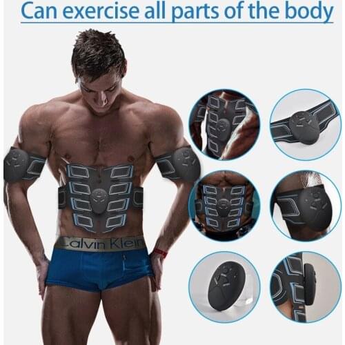 EMS Muscle Stimulator Fitness Abdominal Trainer Weight Loss Body Slimming Massage High Efficiency Fat Reduction Dropship