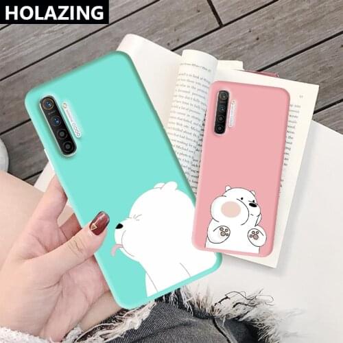 Soft Ultra Thin Matte Case For OPPO Realme XT X2 Pro Phone Cases Bear Cover Fundas