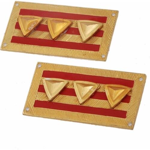 WWII CHINESE KMT KUOMINTANG ARMY COLONEL COLLAR TABS