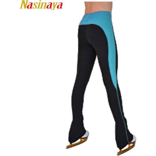 Customized Figure Skating pants long trousers for Girl Women Training Competition Patinaje Ice Skating Warm Fleece Gymnastics 7