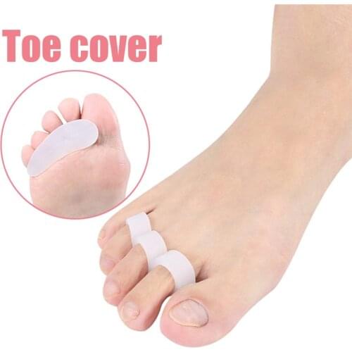 2 Pcs Silicone Toes Separators Straightener Spreader Professional Soft Separator Bunion Pain Relief Nail Art Manicure Tools