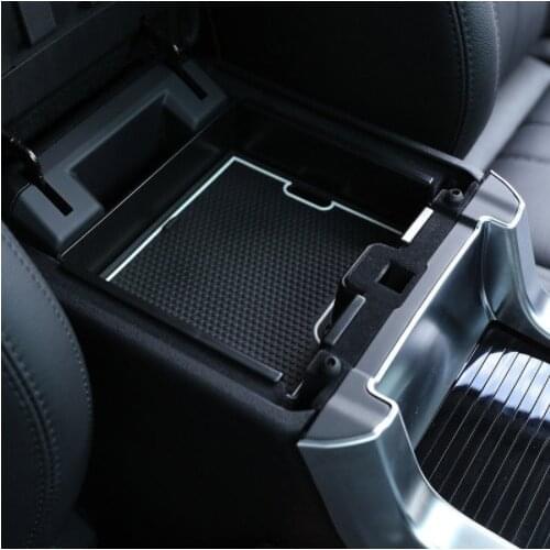 Car Central Storage Box Door Glove Armrest Organizer Box For Land Rover Discovery Sport 2015-2018 Car Accessories