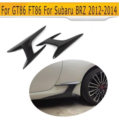 Carbon Fiber Car Side Skirts Molding Trims For GT86 FT86 For Subaru BRZ 2012 2013 2014