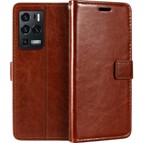 Case For ZTE Axon 30 Ultra 5G A31 Ultra 30 Pro Plus Premium Leather Magnetic Case Cover With Card Holder For ZTE Nubia Z30 Pro