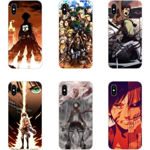 Anime Japanese Attack On Titan For HTC One U11 U12 X9 M7 M8 A9 M9 M10 E9 Plus Desire 630 530 626 628 816 820 830 TPU Cases Cover
