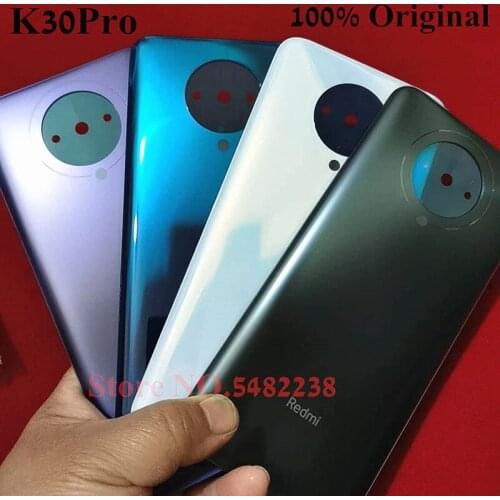 100% Original For Xiaomi Redmi K30 Pro Rear Back Cover Back Housing Battery Cover Panel mobile phone Case For K30PRO Case
