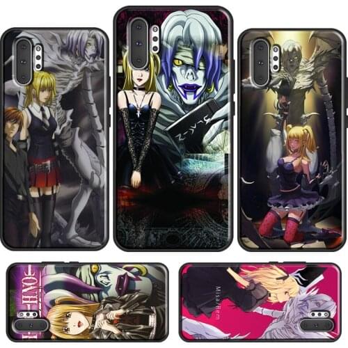 Anime Rem and Misa Death Note Case For Samsung Galaxy S10 S8 S9 S20 S21 Plus Note 20 Ultra 10 9 S10e S20 FE Phone Cover