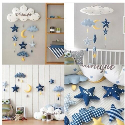 Baby Crib Holder Rattles Bracket DIY Pattern Rocket Kid Imagination Handmade Toy Crib Mobiles Holder Music Box Baby Bed Toys