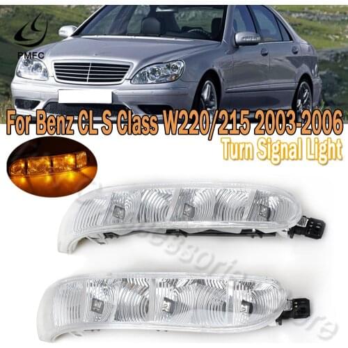 PMFC Turn Signal Lamp Auto Car Mirror Indicator Light LED lights Lamp Source For Mercedes-Benz CL S Class W220/215 2003-2006