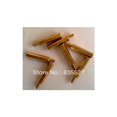 100PCS/LOT 20+6 copper pillar 20mm high M3 circuit board mounting posts